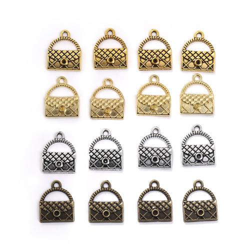 Zinc Alloy Jewelry Pendants, Handbag, plated, DIY 