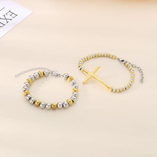 Pulseras de acero inoxidable, acero inoxidable 304, Recubrimiento iónico al vacío, para mujer, más colores para la opción, Vendido por UD