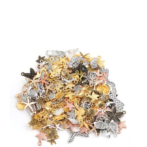 Pendentifs animaux en alliage de zinc, Placage, envoyé au hasard & DIY Vendu par sac[