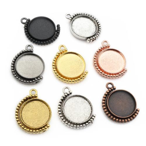 Zinc Alloy Pendant Cabochon Setting, plated, DIY inner mm, Approx 