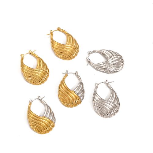 Stainless Steel Leverback Earring, 304 Stainless Steel, Vacuum Ion Plating, fashion jewelry & for woman 