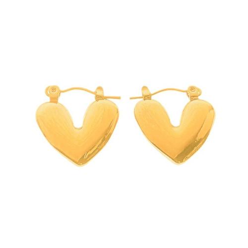 Boucle d'oreille en acier inoxydable Dangle, Acier inoxydable 304, bijoux de mode & styles différents pour le choix & pour femme, doré, Vendu par paire[