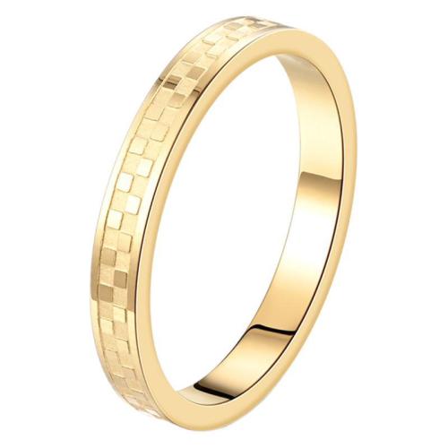 Stainless Steel Finger Ring, 304 Stainless Steel, 18K gold plated, fashion jewelry & for woman 