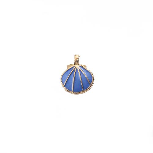 Pendentifs émail, alliage de zinc, coquille, Placage, DIY, plus de couleurs à choisir Vendu par PC