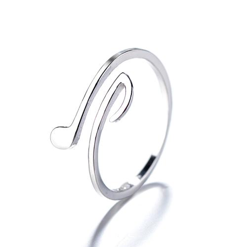 Bague en laiton, Placage, pour femme, couleur platine, Vendu par PC