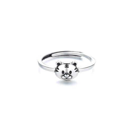 Bague en laiton, Placage, pour femme, couleur platine, Vendu par PC