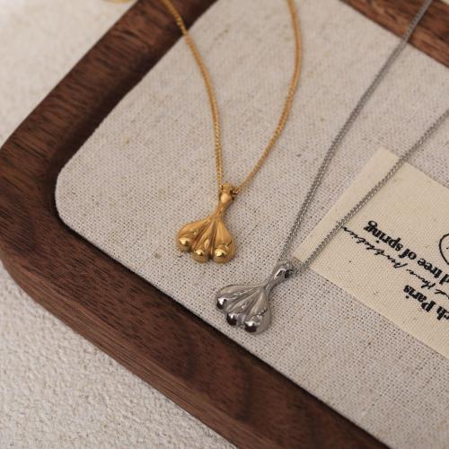 Titanium Steel Jewelry Necklace, Vacuum Ion Plating, for woman [