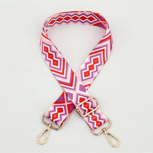 Bag Straps, Zinc Alloy, with Polyester, Adjustable & DIY Width 3.8cm, length 80-140cm 