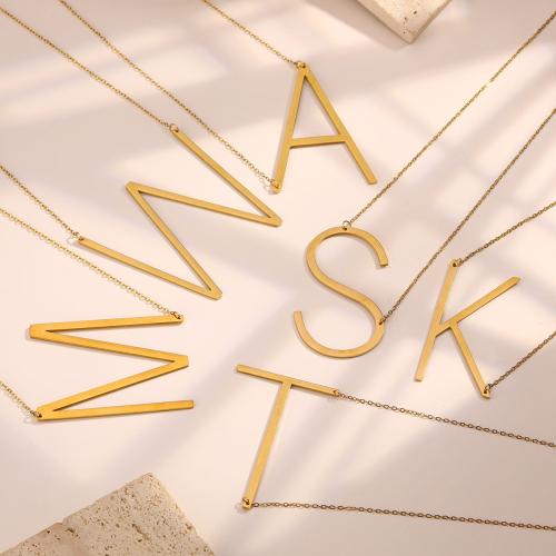 Collar de Acero Inoxidable, acero inoxidable 304, chapado, diferentes estilos para la opción & para mujer, dorado, longitud:aproximado 45 cm, Vendido por UD[