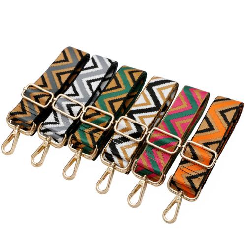 Correas de la bolsa, aleación de zinc, con Poliéster, Ajustable & Bricolaje, más colores para la opción, Width 3.8cm, length 78-140cm, Vendido por UD