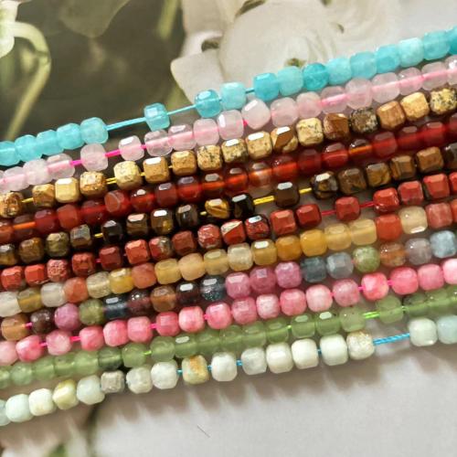 Mixed Gemstone Beads, Natural Stone, DIY 6mm, Approx 