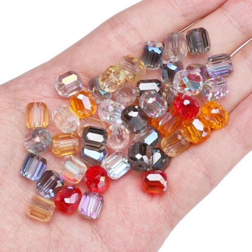 Perlas de cristal de moda, Bricolaje, más colores para la opción, 8x9mm, agujero:aproximado 1mm, 10PCs/Bolsa, Vendido por Bolsa