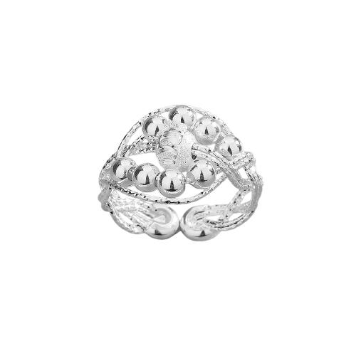 Bague en laiton, Placage, pour femme, argent, Vendu par PC