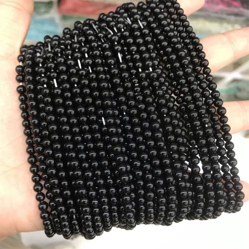 Natural Black Agate Beads, DIY black Approx 38 cm 