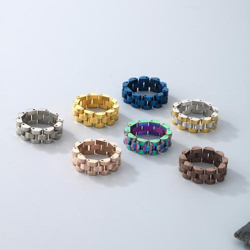 Bague en acier inoxydable, Acier inoxydable 304, Placage ionique sous vide, unisexe & normes différentes pour le choix, plus de couleurs à choisir, Vendu par PC