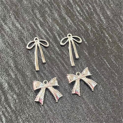 Zinc Alloy Bowkont Pendants, Bowknot, plated, DIY 