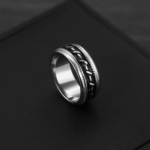 Acier titane bague, normes différentes pour le choix & pour homme & émail, couleur originale Vendu par PC