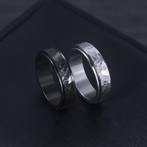 Acier titane bague, Placage, rotatif & normes différentes pour le choix & pour homme, plus de couleurs à choisir Vendu par PC