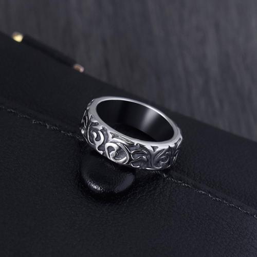 Acier titane bague, poli, normes différentes pour le choix & pour homme, couleur originale Vendu par PC