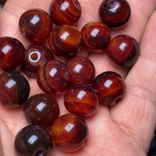 Natural Red Agate Beads, Round, DIY, 12mm 