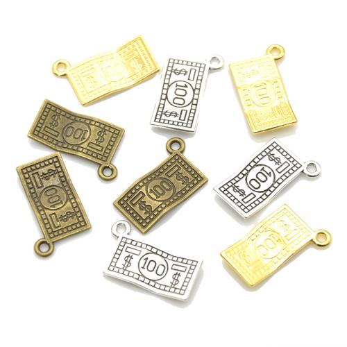 Zinc Alloy Jewelry Pendants, Dollar, plated, DIY 