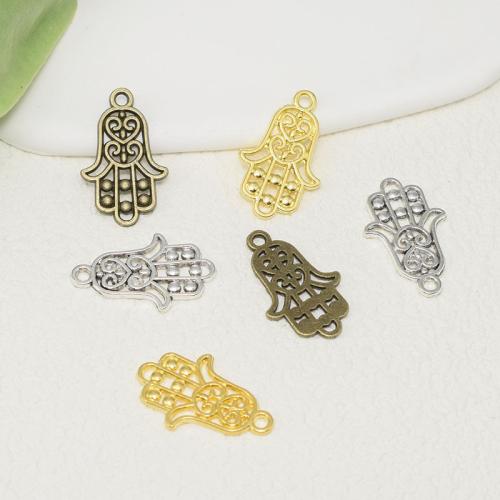 Hamsa Anhänger aus Zinklegierung, plattiert, DIY, keine, 23x14mm, 100PCs/Tasche, verkauft von Tasche