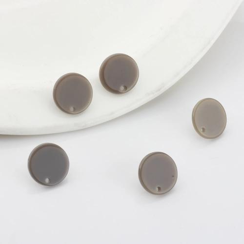 résine Composant Stud, Plat rond, DIY, 16mm, Environ Vendu par sac