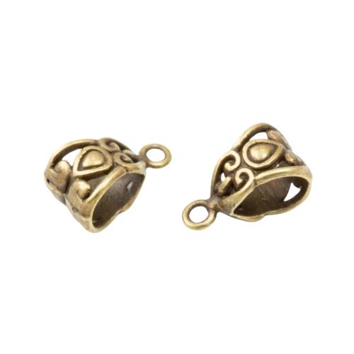 Zinc Alloy Bail Beads, plated, DIY Approx 