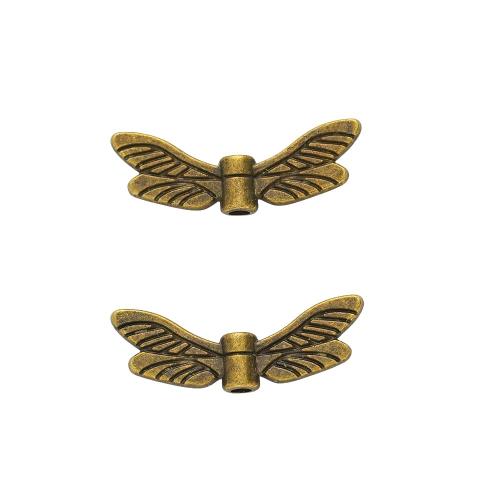 Zinc Alloy Angel Wing Beads, Wing Shape, plated, DIY Approx 