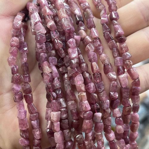 Natural Tourmaline Beads, DIY, pink mm Approx 38 cm 