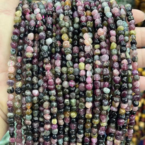 Natural Tourmaline Beads, DIY, mixed colors mm Approx 38 cm 