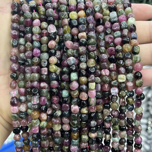 Natural Tourmaline Beads, DIY, mixed colors mm Approx 38 cm 