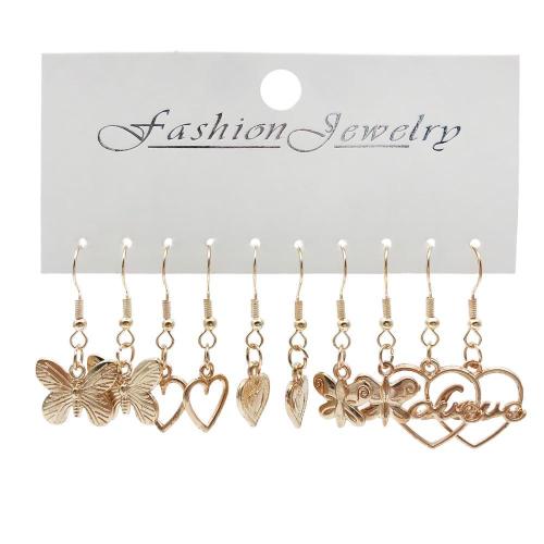 Zinc Alloy Drop Earring, plated, for woman 