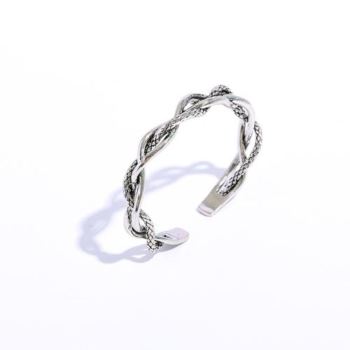 Zinc Alloy Cuff Bangle, silver color plated, Adjustable & fashion jewelry & for woman, Inner Approx 65mm 