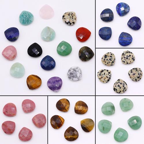 Gemstone Zinc Alloy Pendants, Natural Stone, DIY 