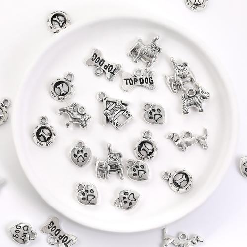 Pendentifs animaux en alliage de zinc, Placage, DIY & styles différents pour le choix, plus de couleurs à choisir Vendu par sac[