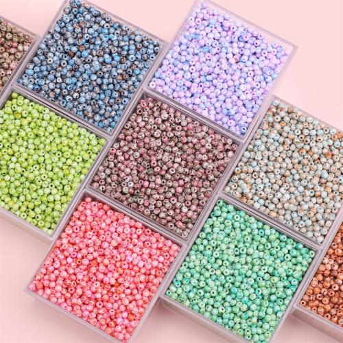 Opaque Dyed Glass Seed Beads, Seedbead, DIY 3mm [