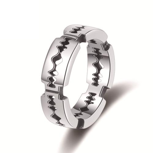 304 Stainless Steel Finger Ring & for man & hollow, original color, US Ring 