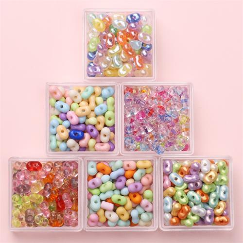 Acryl Schmuck Perlen, DIY, keine, 6x4mm, ca. 100PCs/Tasche, verkauft von Tasche