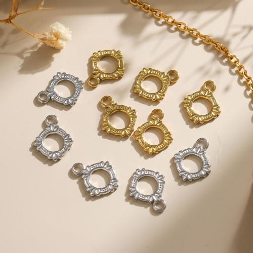 Pendentifs en acier inoxydable, Acier inoxydable 304, Placage ionique sous vide, DIY, plus de couleurs à choisir Vendu par sac[