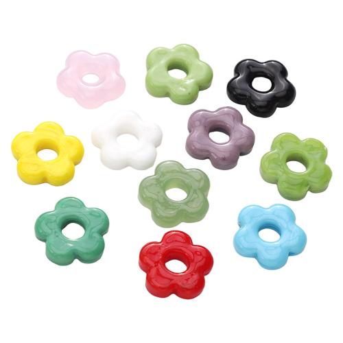 Flower Lampwork Beads, DIY 16mm 