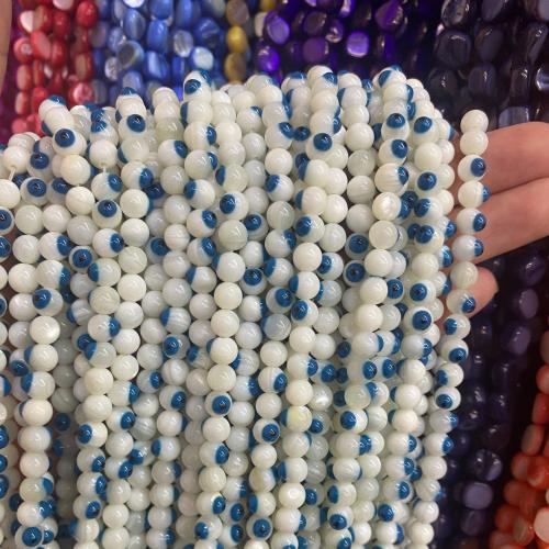 天然貝殻ビーズ, 清水貝類, ラウンド形, DIY, ミックスカラー, 6mm, 約 66パソコン/ストランド, 売り手 ストランド[