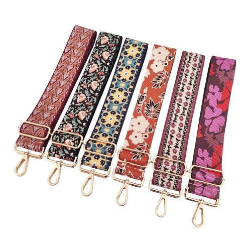 Sangle de sac, polyester et coton, Broderie, réglable, plus de couleurs à choisir Vendu par PC