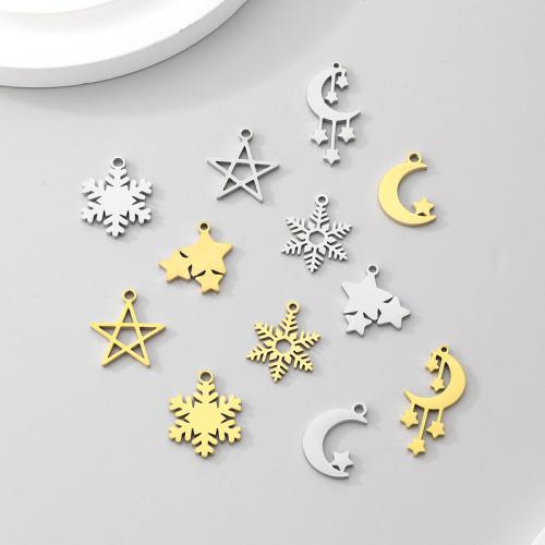 Pendentifs en acier inoxydable, Acier inoxydable 304, Placage ionique sous vide, Forme différente pour le choix & DIY, plus de couleurs à choisir, Vendu par PC[