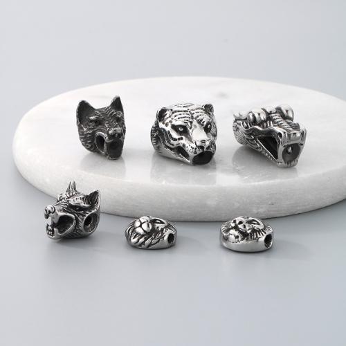 Stainless Steel Beads, 304 Stainless Steel, Animal, DIY 