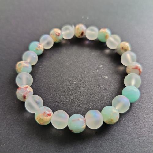 Gemstone Bracelets, Koreite, Round, Unisex 