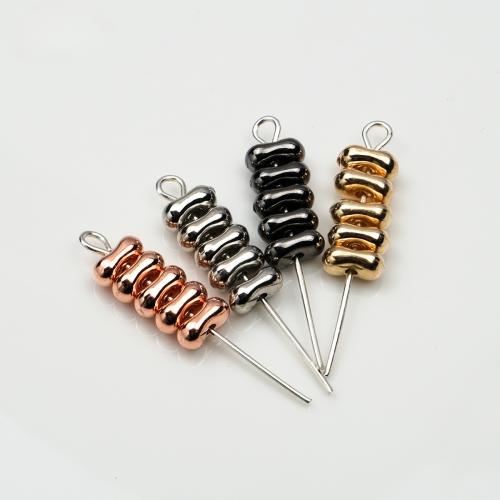 Abalorios De Acrílicos Enchapado, Acrílico, Bricolaje, más colores para la opción, 3x6mm, aproximado 200PCs/Bolsa, Vendido por Bolsa[