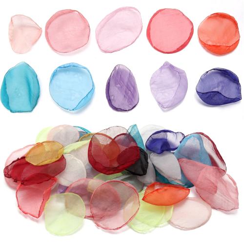 Fornitura de pasador de pelo, Gasa, Pétalos, Bricolaje, más colores para la opción, about:4.5-6cm, aproximado 100PCs/Bolsa, Vendido por Bolsa