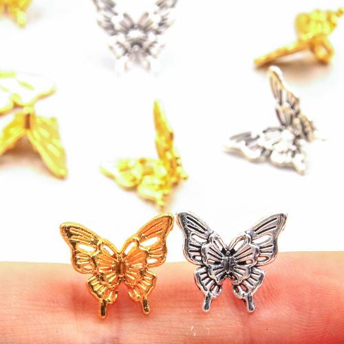 Pendentifs animaux en alliage de zinc, papillon, Placage, DIY, plus de couleurs à choisir Vendu par sac[