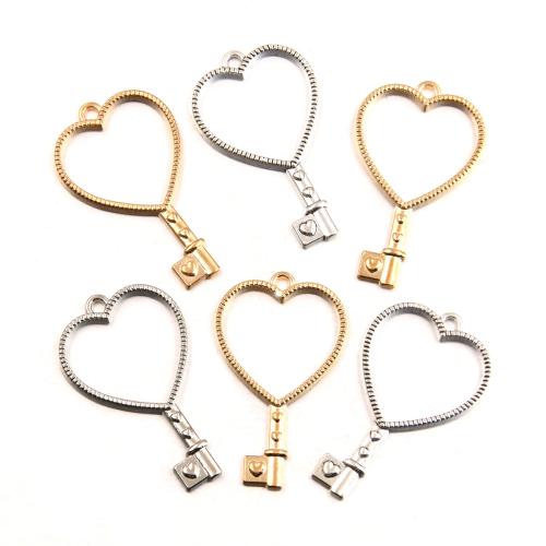 Zinc Alloy Key Pendants, plated, DIY [